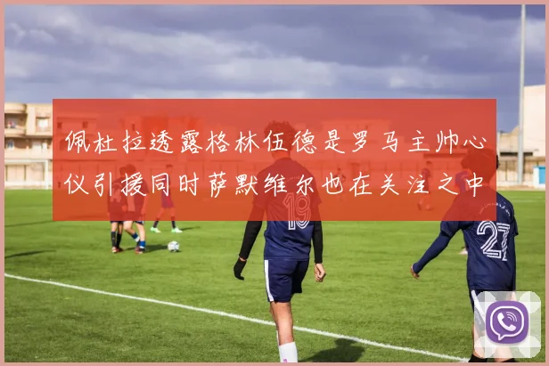 佩杜拉透露格林伍德是罗马主帅心仪引援同时萨默维尔也在关注之中